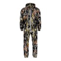 Modern Camo Tropical Print Design Hooded Jumpsuit (Kids) View1