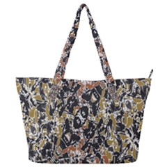 Modern Camo Tropical Print Design Full Print Shoulder Bag by dflcprintsclothing