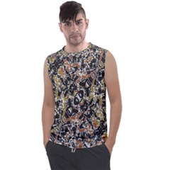 Modern Camo Tropical Print Design Men s Regular Tank Top by dflcprintsclothing