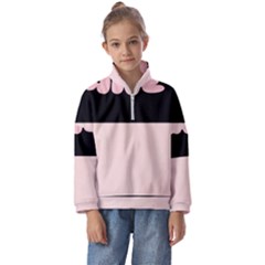 Janet1 Kids  Half Zip Hoodie by Janetaudreywilson