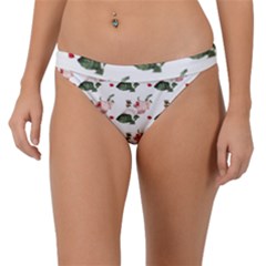 Love Spring Floral Band Bikini Bottom by Janetaudreywilson