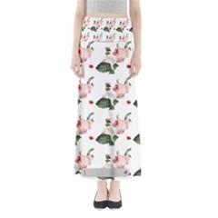 Love Spring Floral Full Length Maxi Skirt by Janetaudreywilson