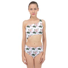 Love Spring Floral Spliced Up Two Piece Swimsuit by Janetaudreywilson