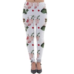 Love Spring Floral Lightweight Velour Leggings by Janetaudreywilson