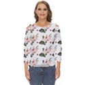 Love Spring Floral Cut Out Wide Sleeve Top View1