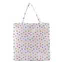 Valentines Day Candy Hearts Pattern - White Grocery Tote Bag View1