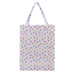 Valentines Day Candy Hearts Pattern - White Classic Tote Bag by JessySketches