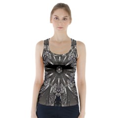 Mechanical Mandala Racer Back Sports Top by MRNStudios