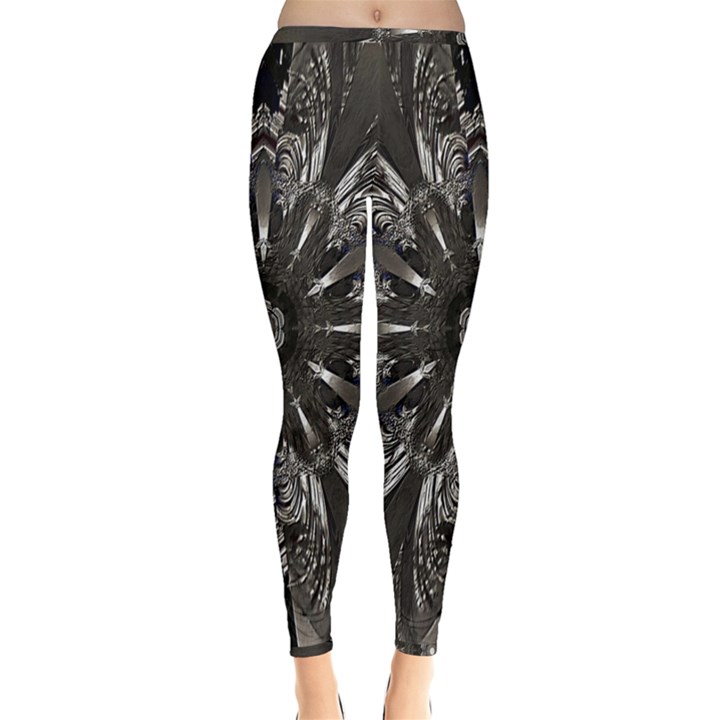 Mechanical Mandala Inside Out Leggings