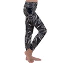 Mechanical Mandala Kids  Lightweight Velour Classic Yoga Leggings View3