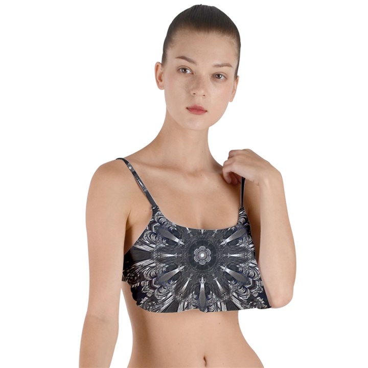 Mechanical Mandala Layered Top Bikini Top 