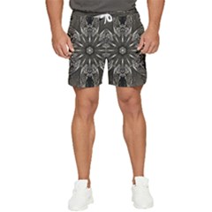 Mechanical Mandala Men s Runner Shorts by MRNStudios