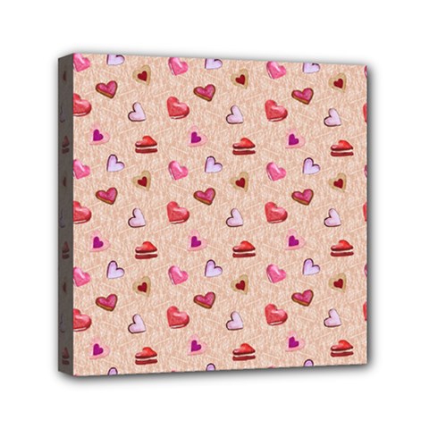 Sweet Heart Mini Canvas 6  X 6  (stretched) by SychEva