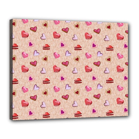 Sweet Heart Canvas 20  X 16  (stretched) by SychEva