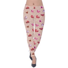 Sweet Heart Velvet Leggings