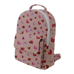 Sweet Heart Flap Pocket Backpack (large) by SychEva