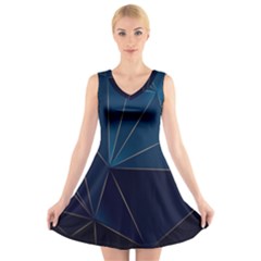 Luxda No 1 V-neck Sleeveless Dress by HWDesign