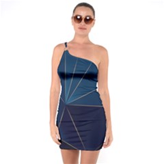 Luxda No 1 One Shoulder Ring Trim Bodycon Dress by HWDesign