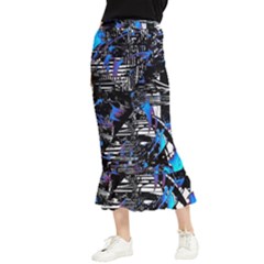 Spin Cycle Maxi Fishtail Chiffon Skirt by MRNStudios