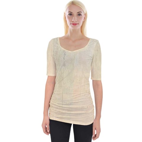 Wood Floor Art Wide Neckline Tee by garbd