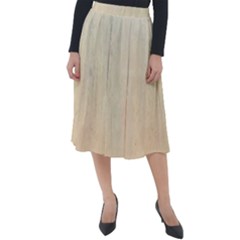 Wood Floor Art Classic Velour Midi Skirt 