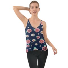 Flowers Pattern Chiffon Cami by Sparkle