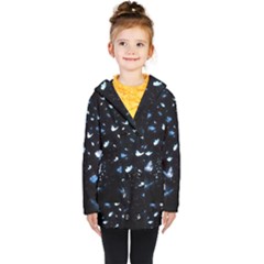 Sparkle Butterfly Kids  Double Breasted Button Coat by Sparkle