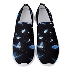 Sparkle Butterfly Women s Slip On Sneakers by Sparkle