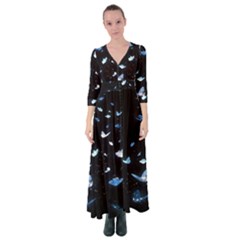 Sparkle Butterfly Button Up Maxi Dress by Sparkle