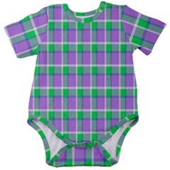 Checks Baby Short Sleeve Onesie Bodysuit by Sparkle