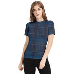 Checks Women s Short Sleeve Rash Guard by Sparkle