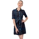 Checks Belted Shirt Dress View1