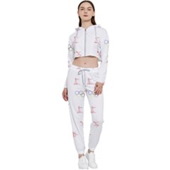 Types Of Sports Cropped Zip Up Lounge Set by UniqueThings