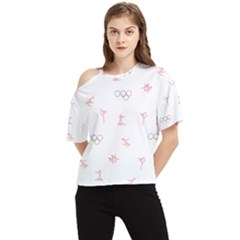 Types Of Sports One Shoulder Cut Out Tee by UniqueThings