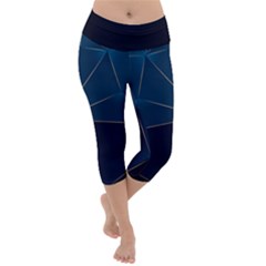 Luxda No 1 Lightweight Velour Capri Yoga Leggings by HWDesign