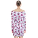 Funny Hearts Long Sleeve Off Shoulder Dress View2