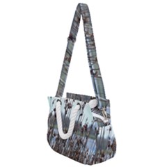 At The Lake Rope Handles Shoulder Strap Bag by DimitriosArt