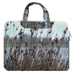 At The Lake Macbook Pro Double Pocket Laptop Bag (large) by DimitriosArt