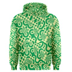 Liquid Art Pouring Abstract Seamless Pattern Lover Green Maze Men s Core Hoodie