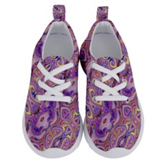 Liquid Art Pouring Abstract Seamless Pattern Tiger Eyes Running Shoes by artico