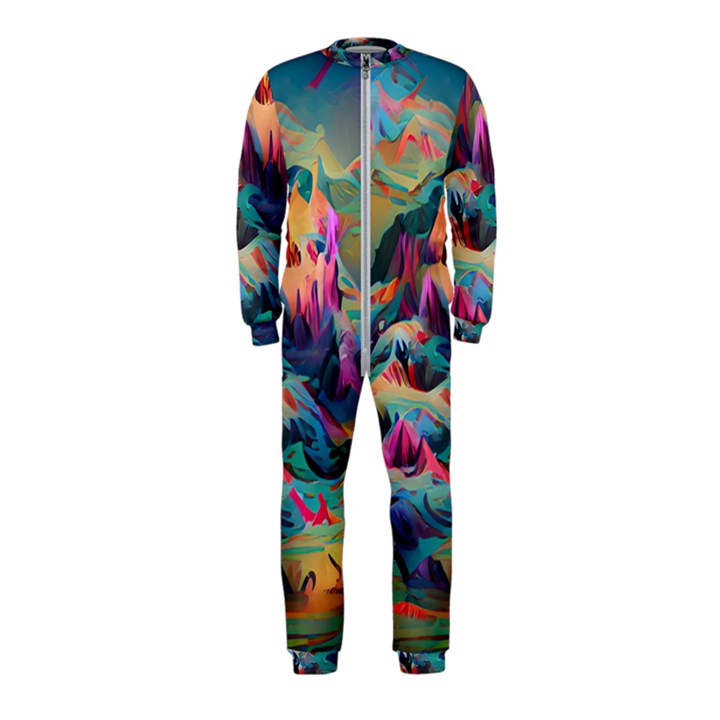 Colorful mountains OnePiece Jumpsuit (Kids)