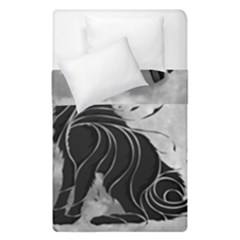 Lobo-lunar Duvet Cover Double Side (single Size) by mundodeoniro