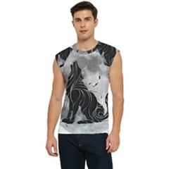 Lobo-lunar Men s Raglan Cap Sleeve Tee