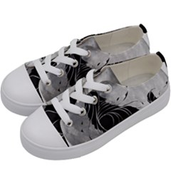 Lobo-lunar Kids  Low Top Canvas Sneakers by mundodeoniro