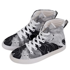 Lobo-lunar Women s Hi-top Skate Sneakers by mundodeoniro