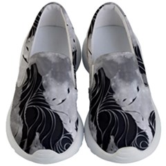 Lobo-lunar Kids Lightweight Slip Ons by mundodeoniro