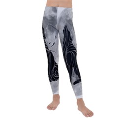 Lobo-lunar Kids  Lightweight Velour Leggings by mundodeoniro