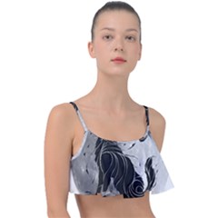 Lobo-lunar Frill Bikini Top