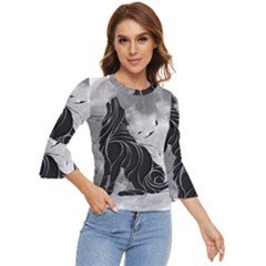 Lobo-lunar Bell Sleeve Top