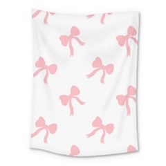 Pink Ribbons Pattern Medium Tapestry